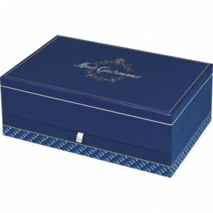 coffret rectangle haute gastronomie 300x300 - Coffret carton bleu (31*18*10 cm)