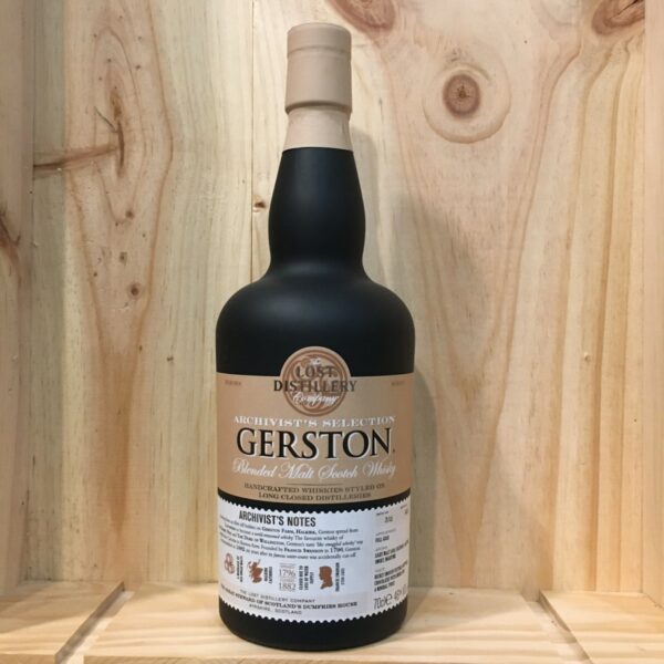 gerston 600x600 - Lost Distilleries - Gerston Archivist' selection 70cl - Blended Malt Scotch Whisky