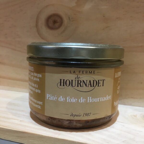 hournadet pate 600x600 - Pâté au foie gras Hournadet 210 gr