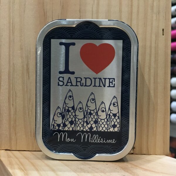 love sardines 600x600 - La Perle des Dieux - I love Sardine Mon Millésime 115 gr