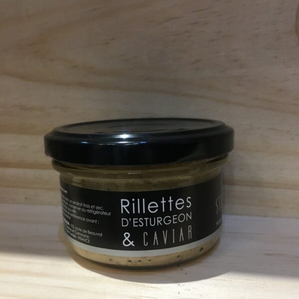 rill est caviar 600x600 - Sturia rillettes d'esturgeon au caviar 90 gr