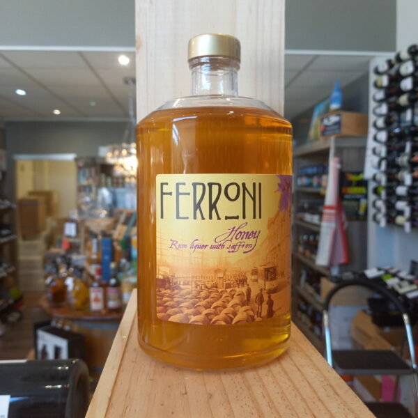 FERRONI HONEY 600x600 - Ferroni Honey - liqueur au rhum 70 cl