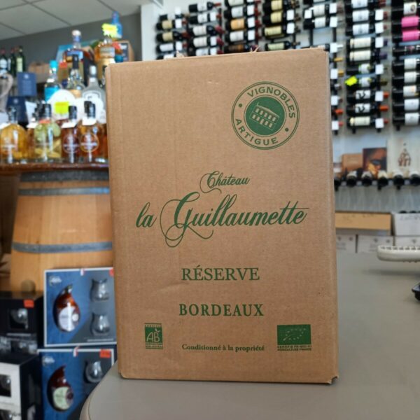 bib guillaumette 600x600 - BIB Ch. la Guillaumette 2021 - Bordeaux BIO 5 L