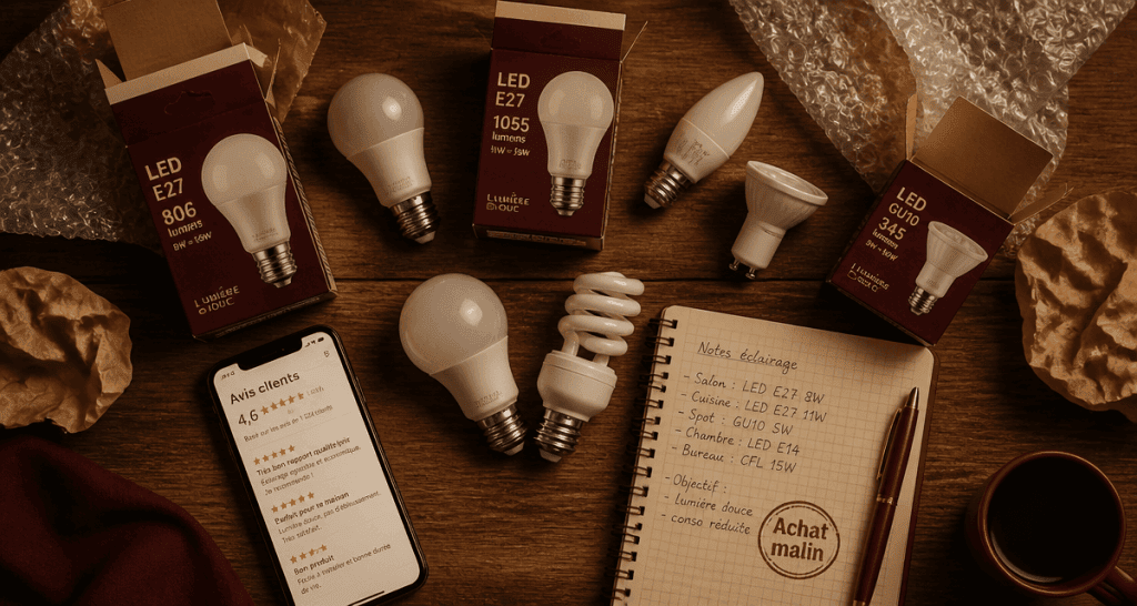 ampoule pas cher avis, cartons ouverts et avis clients