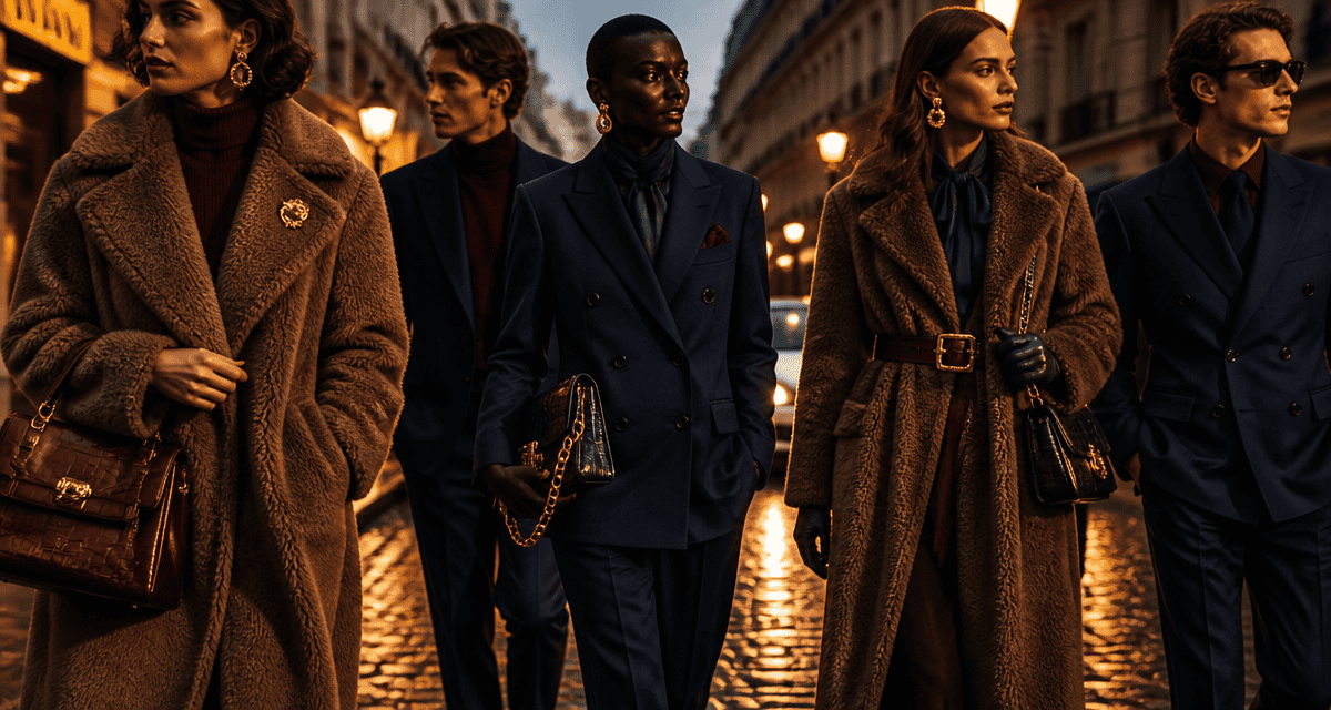 couleurs mode hiver 2025 manteaux tailleurs accessoires