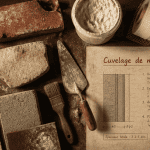cuvelage mur échantillons outils enduit