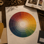 generateur palette couleur cercle chromatique sur bureau