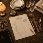 liste mobilier location meublée pdf sur table en bois