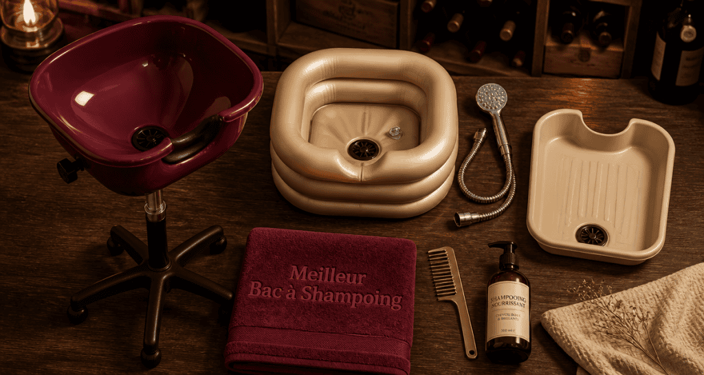 meilleur bac à shampoing domicile trois modèles portables