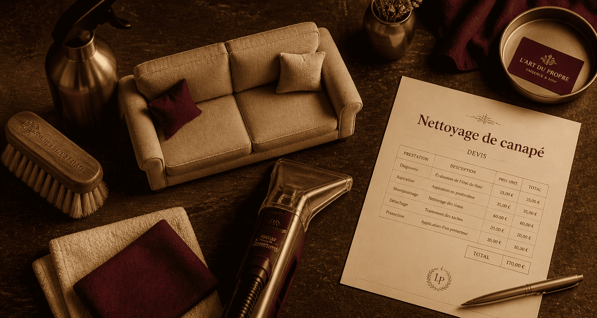 nettoyage canape prix accessoires et devis