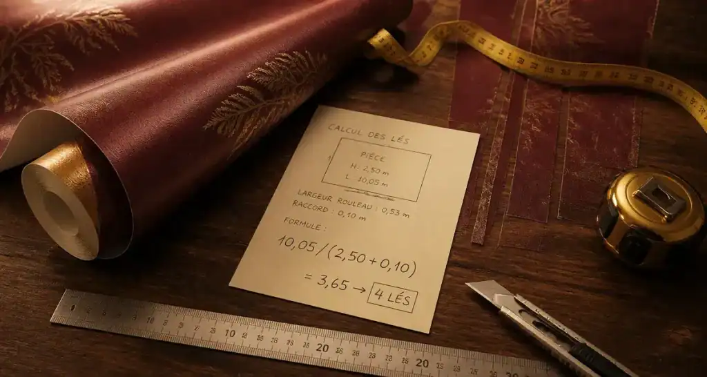 Combien de laie dans un rouleau de papier peint : calcul facile