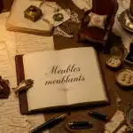 liste des meubles meublants succession sur table