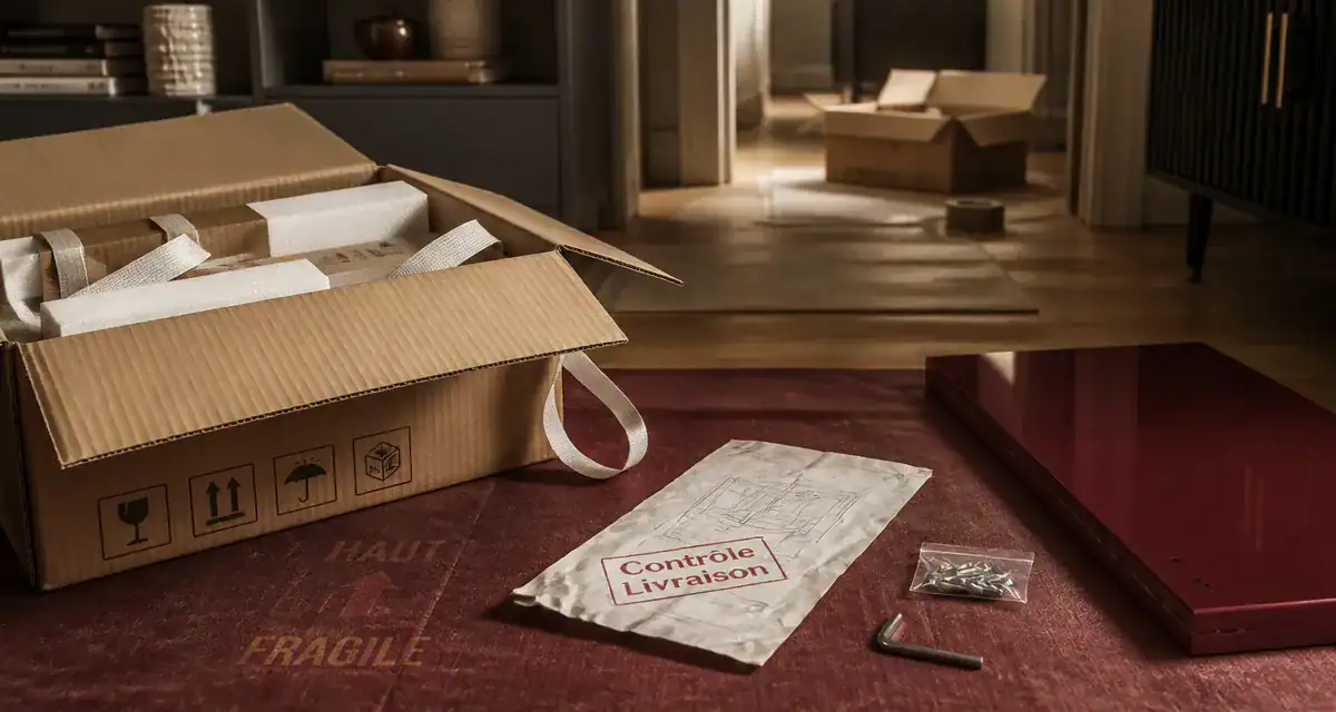 MeublesConcept avis : boîtes et accessoires pour sécuriser la livraison de meubles