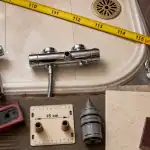 Hauteur mitigeur douche : 110–115 cm