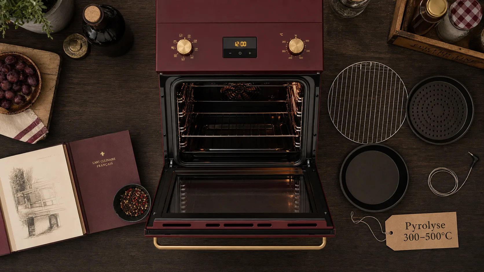Quel four choisir : four encastrable chaleur tournante, pyrolyse, 65 litres