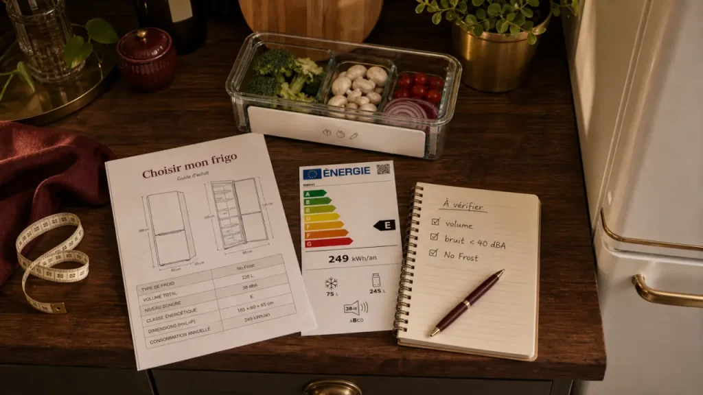 Quel frigo choisir : guide pour votre foyer, espace et budget