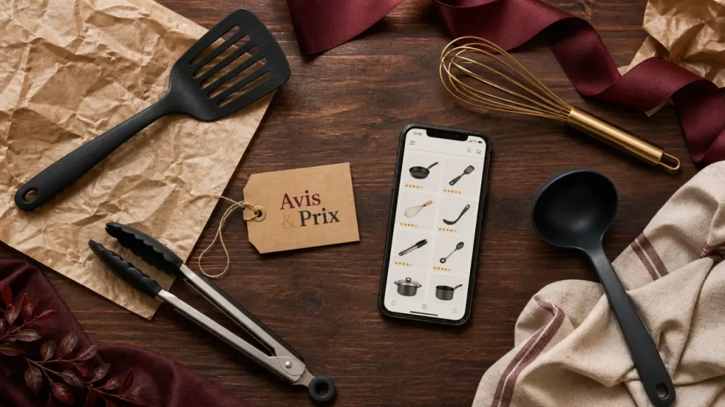 Comparer les ustensiles de cuisine sur Amazon sans se tromper sur le prix, les avis et la livraison
