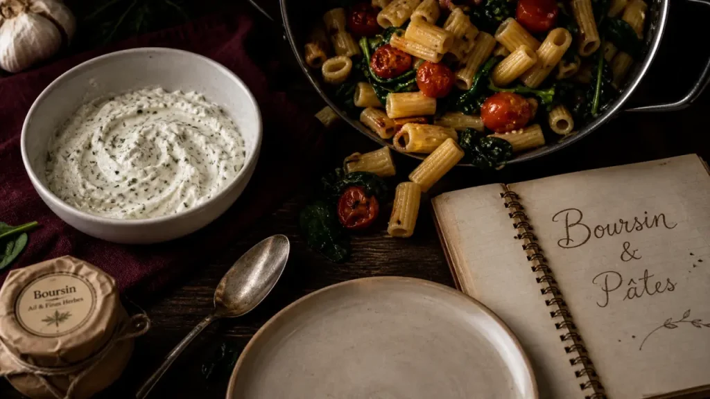 Boursin recettes cuisine : apéros crémeux, pâtes express et sauces qui restent onctueuses