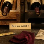Clayette cave à vin bois et métal en cave à vin