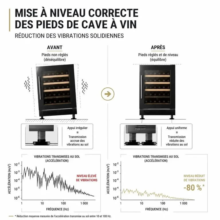 Importance de la mise à niveau pour une cave à vin silencieuse