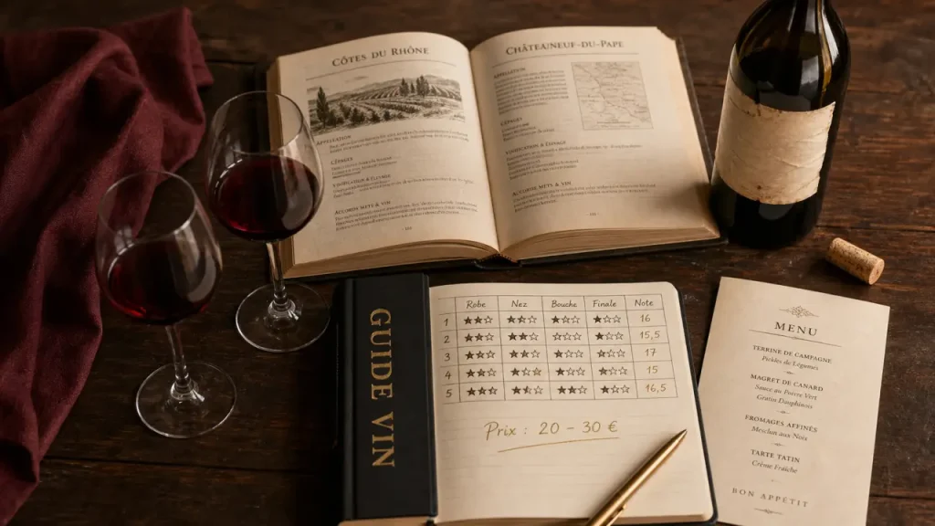 Guide vin : notes, étoiles et repères pour choisir la bonne bouteille