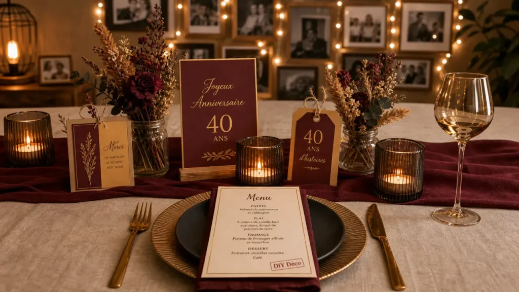 Déco anniversaire adulte à faire soi-même : des idées chic, simples et petit budget