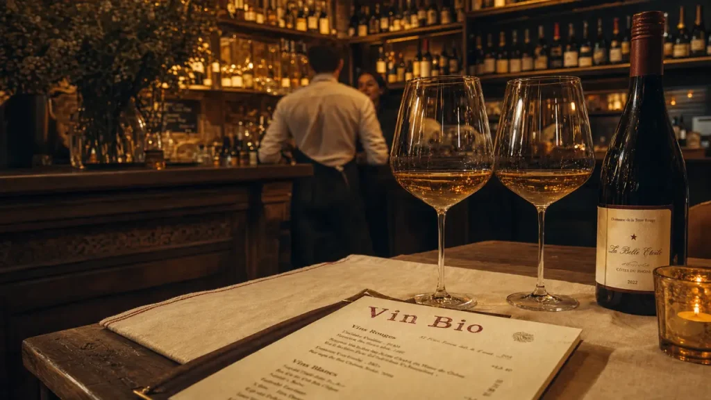 Le Bar à Vin Bio : vins bio, plats vegan et conseil de sommelier pour choisir juste