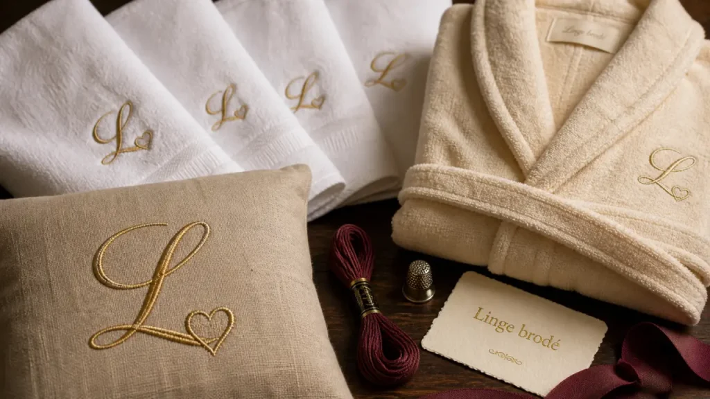 Prénom, initiales ou message : quelle broderie pour un linge de maison personnalisé élégant ?