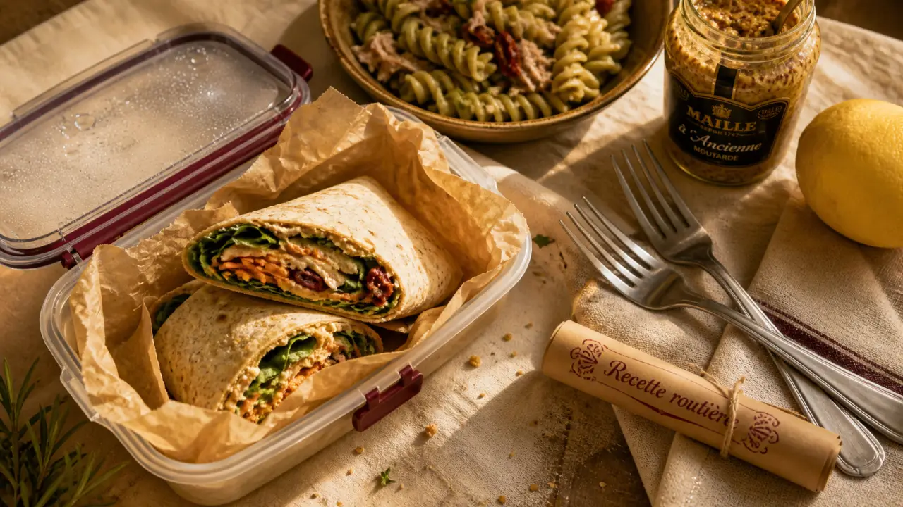 Recettes de cuisine style routier : wraps et salades sans fast-food