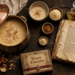 Brouet d’amandes, recettes médiévales : 125 recettes de cuisine du moyen âge