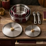 Ustensiles de cuisine empilables pour gagner de la place