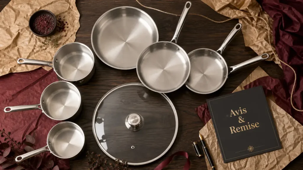 Lots inox, remises et avis : les critères clés pour les ustensiles de cuisine Mathon