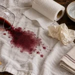 Comment enlever des taches de vin rouge en 15 minutes, tache sur tissu