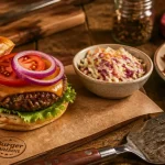 Cuisine americaine recettes : burger maison, coleslaw et frites