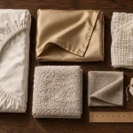 Linge de maison coton : percale, satin, éponge, gaze, flanelle, grammage