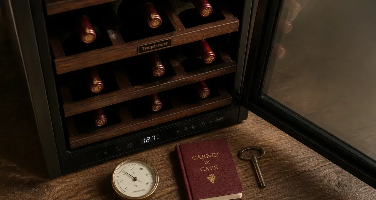 Cave à vin électrique ouverte avec réglage de température