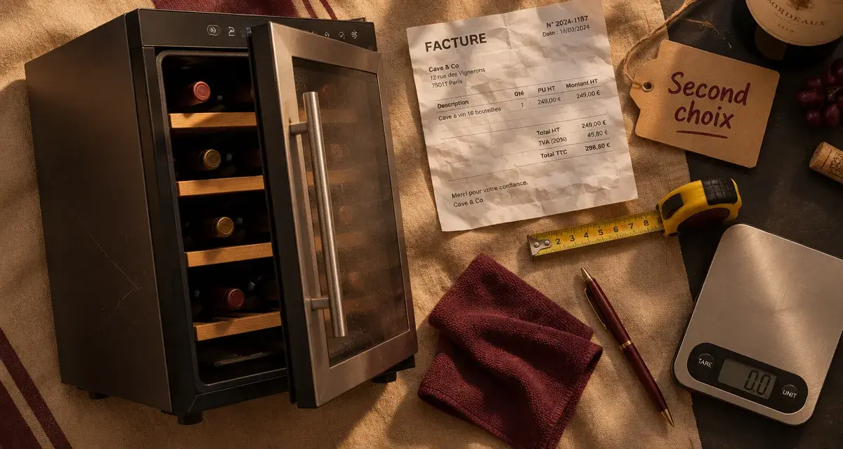 cave à vin occasion : défauts esthétiques acceptables et à éviter